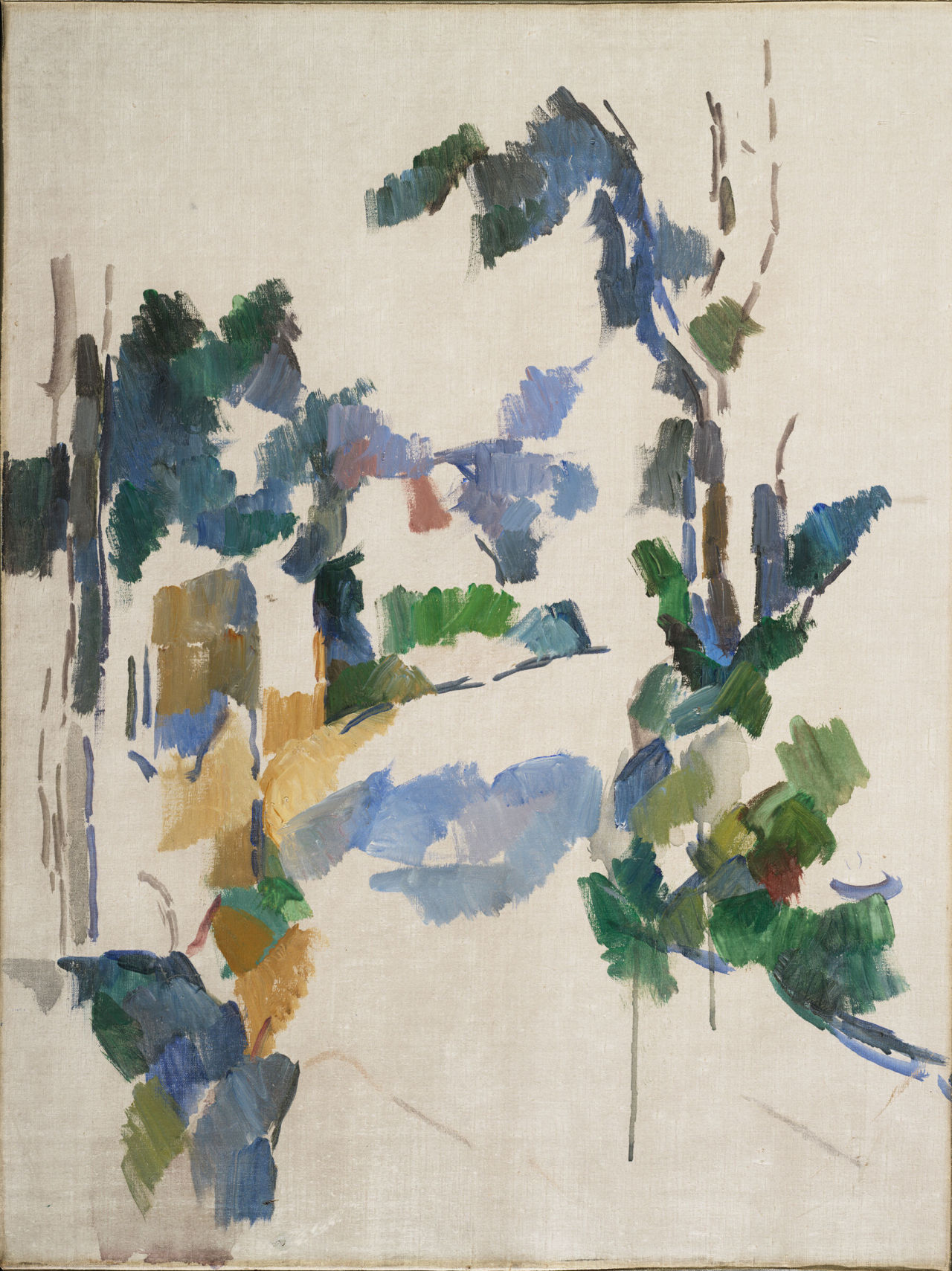 Study of Trees, Paul Cezannne, 1904.